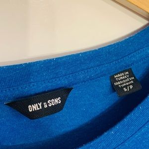 Only & Sons blue Tshirt